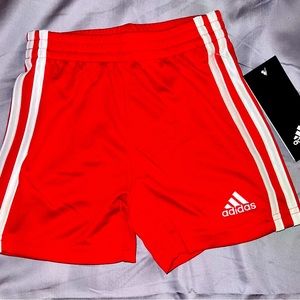 Adidas New with tags kids 2T Red boys MSRP $24 guaranteed authenticity!!!